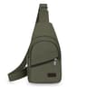 Retro Waterproof Canvas Chest Bag For Men Multi Pocket Crossbody Travel Sling Bag 0