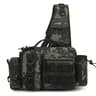 Fishing Tackle Backpack With Rod Holder Two Layer Sling Gear Storage Bag 7