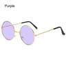 Vintage Round Sunglasses Unisex Metal Frame Mirrored Retro Eyewear 7