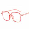 Oversized Square Blue Light Glasses Vintage Unisex Computer Eyewear 3
