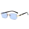 Rimless Rectangle Sunglasses For Women And Men 4