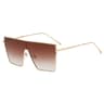 Vintage Steampunk Oversized Gradient Lens Sunglasses For Women 3