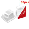 USB Cable Management Clip Wire Holder Cord Organizer Adhesive Hooks Desk Clamp For Earphones Mouse  6