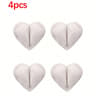 USB Charging Cable Clips Heart Shaped Mini Organizer Desk Tidy Winder Holder Protectors For Home Of 7
