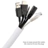 Flexible Split Loom Tube Wire Protector SelfClosed Cable Sleeve Braid For Auto Line Management 6