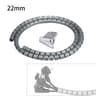 Spiral Winder Cable Cover Protector Wire Desk Organizer Computer Cord Bite Tube Clip Management Too 6