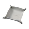 Nordic Style Leather Storage Tray Desktop Organizer Key Jewelry Cosmetic Storage Box Folding Home D
