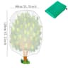Plant Frost Protection Covers AntiFreeze Shrub Protection Bag With Zipper Drawstring Freeze Cloth A 6