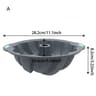 Versatile Silicone Bakeware Set NonStick Cake Molds Flower Assorted Shapes Baking Pans Muffins Choc 6