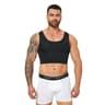 High Elasticity Breathable Comfortable Vest Mens Seamless Shaping Short Vest Sleeveless Slim Fit Un 5
