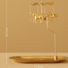 Creative Swing Windmill Tray Rotating Candlestick Scented Candle Romantic Walk Horse Lamp Gift