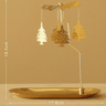 Creative Swing Windmill Tray Rotating Candlestick Scented Candle Romantic Walk Horse Lamp Gift