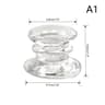 Novelty Glass Candle Holder Romantic Candle Stand Wedding Centerpieces Desk Ornaments Gifts 6