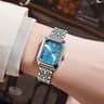 Hot Stainless Steel Strap Watch For Women Luxury Quartz Wristwatch Student Fashion Square Watch 10