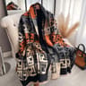 Warm Soft Luxury Women TwoSided Print Pashmina Fashion Shawl Coldproof Windproof Blanket Scarf For  4