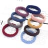 Fashion Womens Headband Hair Accessories High Elasticity Jacquard Pattern Hair Rope 10