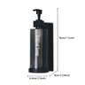 Wall Mount Shower And Lotion Dispenser Waterproof Shampoo Gel Container With Clear Window For Home  4