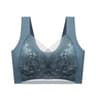 Bra Anti Sagging Thin Vest Women Padded Comfort Ice Silk Seamless Female Brassier Breath Bra 4