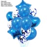 Rose Gold Confetti Balloons Star Heart Party Wedding Anniversary Globos Supplies 4