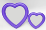 Cute HeartShaped Cosmetic Mirror Elegant Wall Decor For Girls Gift For Women Bedroom Living Room Mi 8