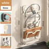 Suction Cup Cutting Board Rack Wallmounted Pot Lid Rack Kitchen Storage Shelf Punchfree 9