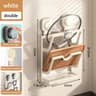 Suction Cup Cutting Board Rack Wallmounted Pot Lid Rack Kitchen Storage Shelf Punchfree 7
