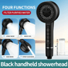 Multifunctional Shower Head New Filter Booster Fourspeed Adjustment Water Seal Bathroom Accessory 7