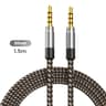 Male To Male Audio Cable Adapter Headset Audio Speaker Cord Earphone Audio Data Converter 6