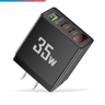USB Charger with Quick Charge LED Display PD Type C Fast Wall Charger for Phones