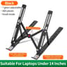 Foldable Portable Laptop Stand Adjustable Notebook Bracket Computer Monitor Holder Tablets Base Acc 7