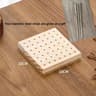 Bamboo Grid Block Plate For Crochet Weaving Crochet Block Plate Gift For Crochet Projects 4