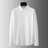 Comfortable All Season New Mens Business Casual Long Sleeved Shirt Wrinkle Resistant Versatile Soli 6