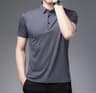 New Mens Business Casual Polo Shirt Comfortable Summer Fashion Short Sleeve Breathable Top 8