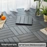 Durable Wood Plastic Flooring Kit For Outdoor Balcony Splicing Waterproof Easy To Clean Flooring 4