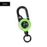 Retractable Keychain With Steel Wire Rope And Carabiner Outdoor Sporty Keychain With AntiTheft Meta 7