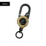 Retractable Keychain With Steel Wire Rope And Carabiner Outdoor Sporty Keychain With AntiTheft Meta 8