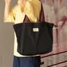 Large Capacity Foldable Shopping Bag EcoFriendly Womens Reusable Grocery Bag With Drawstring Closur 3