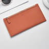 Womens UltraThin Casual Zipper Wallet New Leather Long Wallet Soft Leather Clip Phone Holder And Co 5
