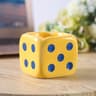 Dice Shaped Ceramic Cigarette Ashtray Creative Ash Tray Desk Accessories For Home Office 5