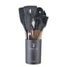 Silicone Kitchenware Non Stick Cooking Set Spatula Shovel Wooden Handle Egg Beaters Utensils 7