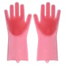 Dishwashing Cleaning Gloves Silicone Rubber For Household Sponge Scrubber Kitchen Tools 6
