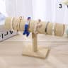 Detachable Bracelet Display Stand Grey Velvet Jewelry Organizer Jewelry Holder For Watches And Brac 7