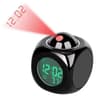 Multifunction Projection Chime Clock LED Light Projection Alarm Clock 5