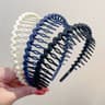 Nonslip Hair Clip Headband Frosted Color Womens Teeth Pressure Face Hair Accessories 6