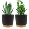 Detachable Bottom Flower Pot Round Flowerpot For Garden Home 4