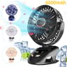 Portable USB Clip Fan For Home Office Travel  Outdoors Compact  Convenient 5