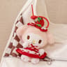 Authentic Sanrio Hello Kitty Kuromi Plush Doll Keychain Cute Christmas Gift Pendant 3