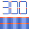 Blue Round Head Foam Refill Darts For Nerf NStrike Elite Blasters 8