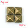 Metal Spikes Square Studs Rivets For Leather Craft Clothes Shoes  Bracelets 7
