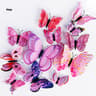 3D Butterfly Wall Stickers Double Layer Magnetic Decor For Home Weddings  Fridges 10